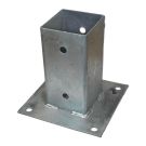 Paalhouder plaat 71x71 mm