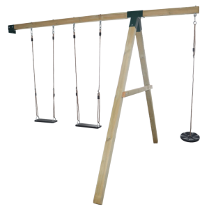 Aanbouwschommel Dubbel - extra haak - A-frame